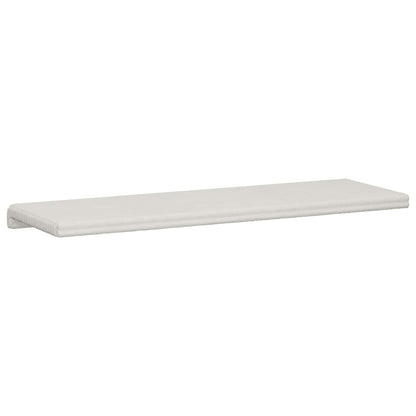 vidaXL Bench Cushion Plush Corduroy Cream Depth 35 cm