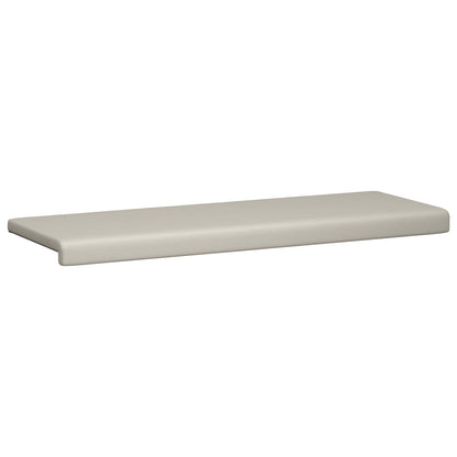 vidaXL Bench Cushion Textured Velvet Oatmeal Depth 35 cm