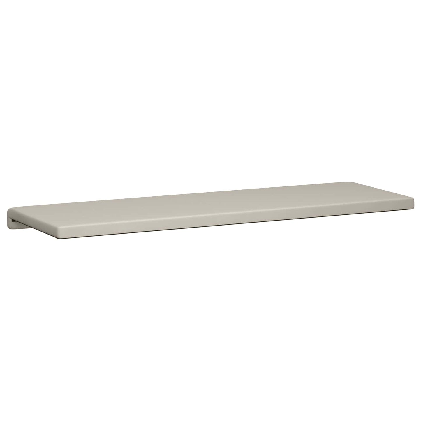 vidaXL Bench Cushion Textured Velvet Oatmeal Depth 35 cm