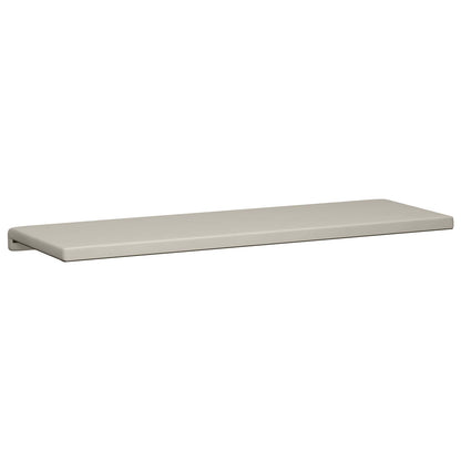 vidaXL Bench Cushion Textured Velvet Oatmeal Depth 35 cm
