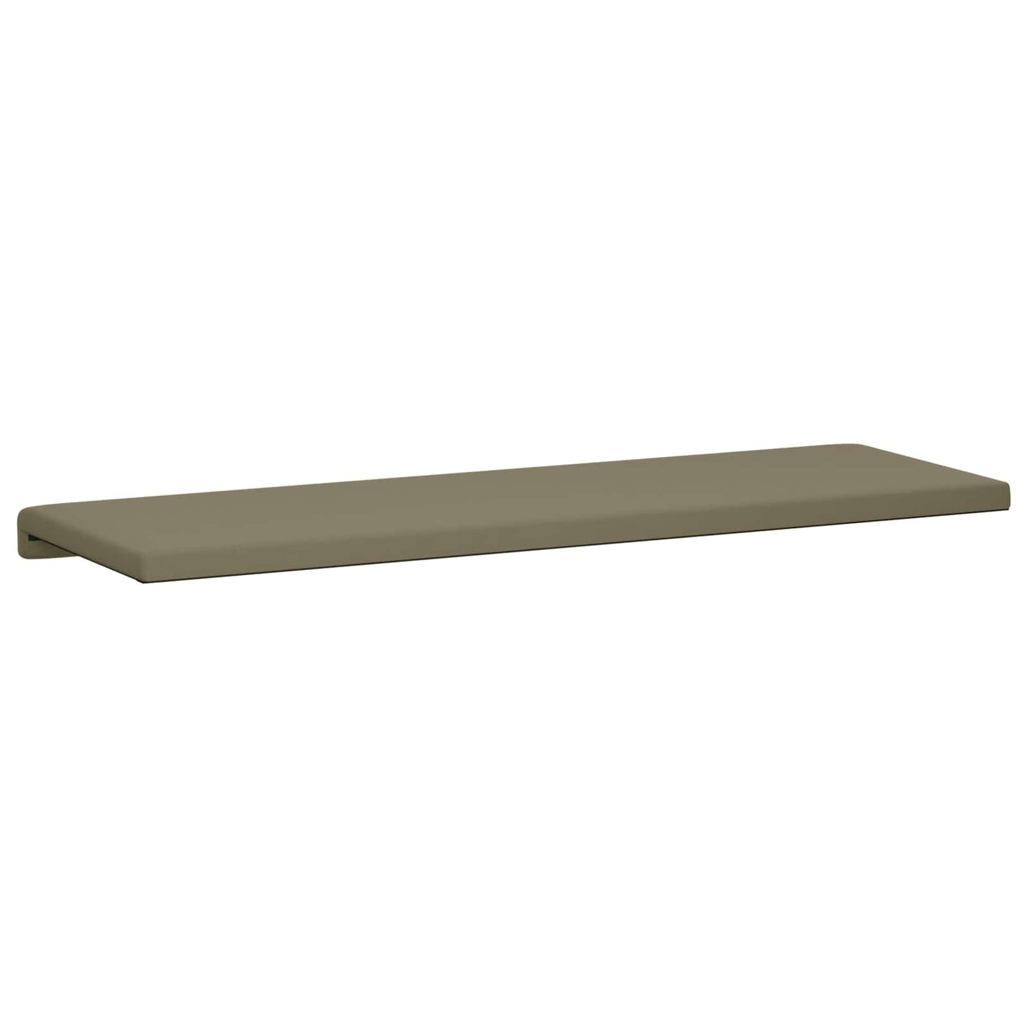 vidaXL Bench Cushion Textured Velvet Khaki Depth 35 cm