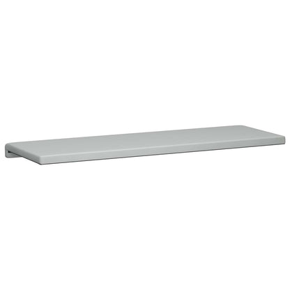 vidaXL Bench Cushion Textured Velvet Light Grey Depth 35 cm