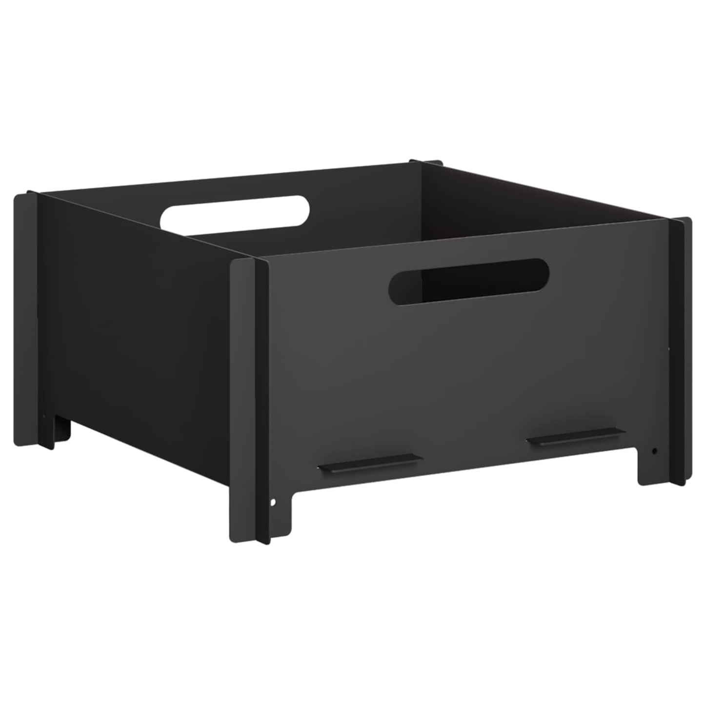 vidaXL Fire Pit Black 40 x 40 x 20 cm Steel