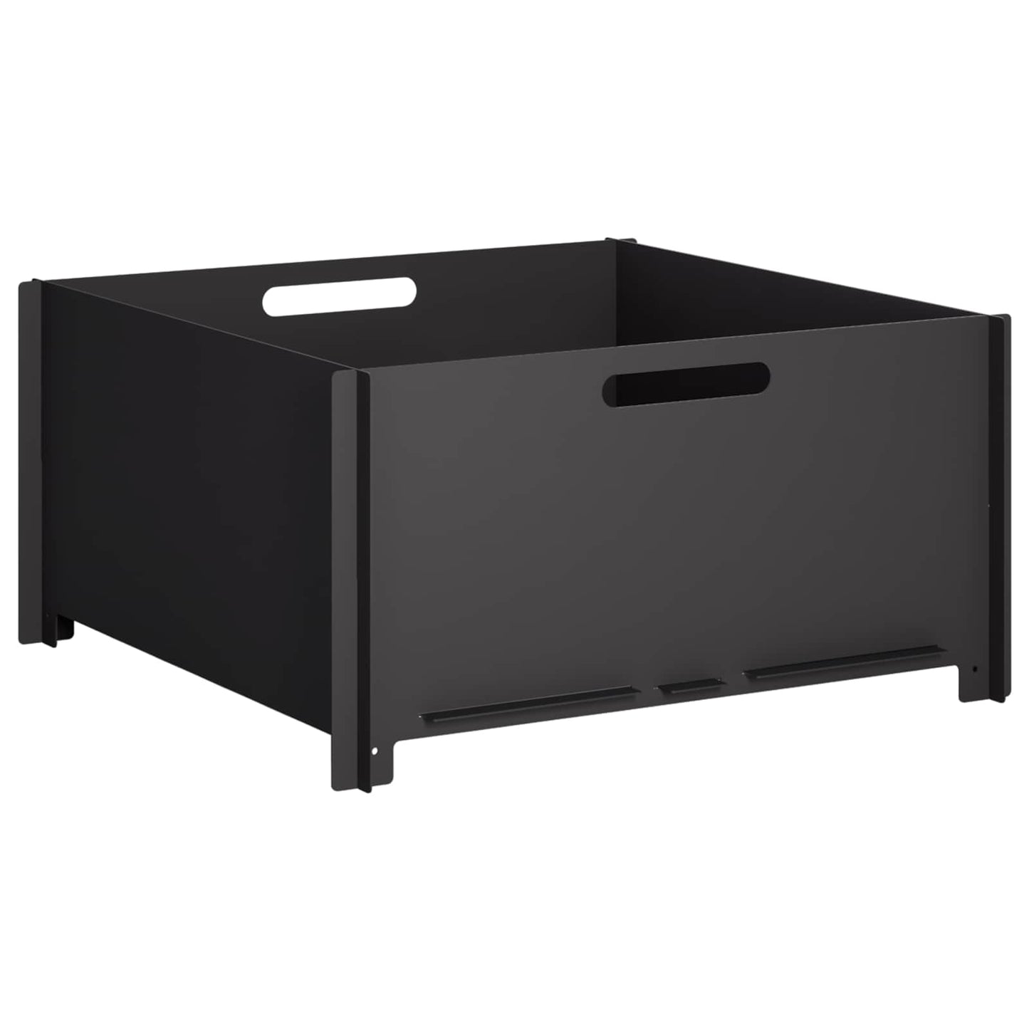vidaXL Fire Pit Black 60 x 60 x 30 cm Steel