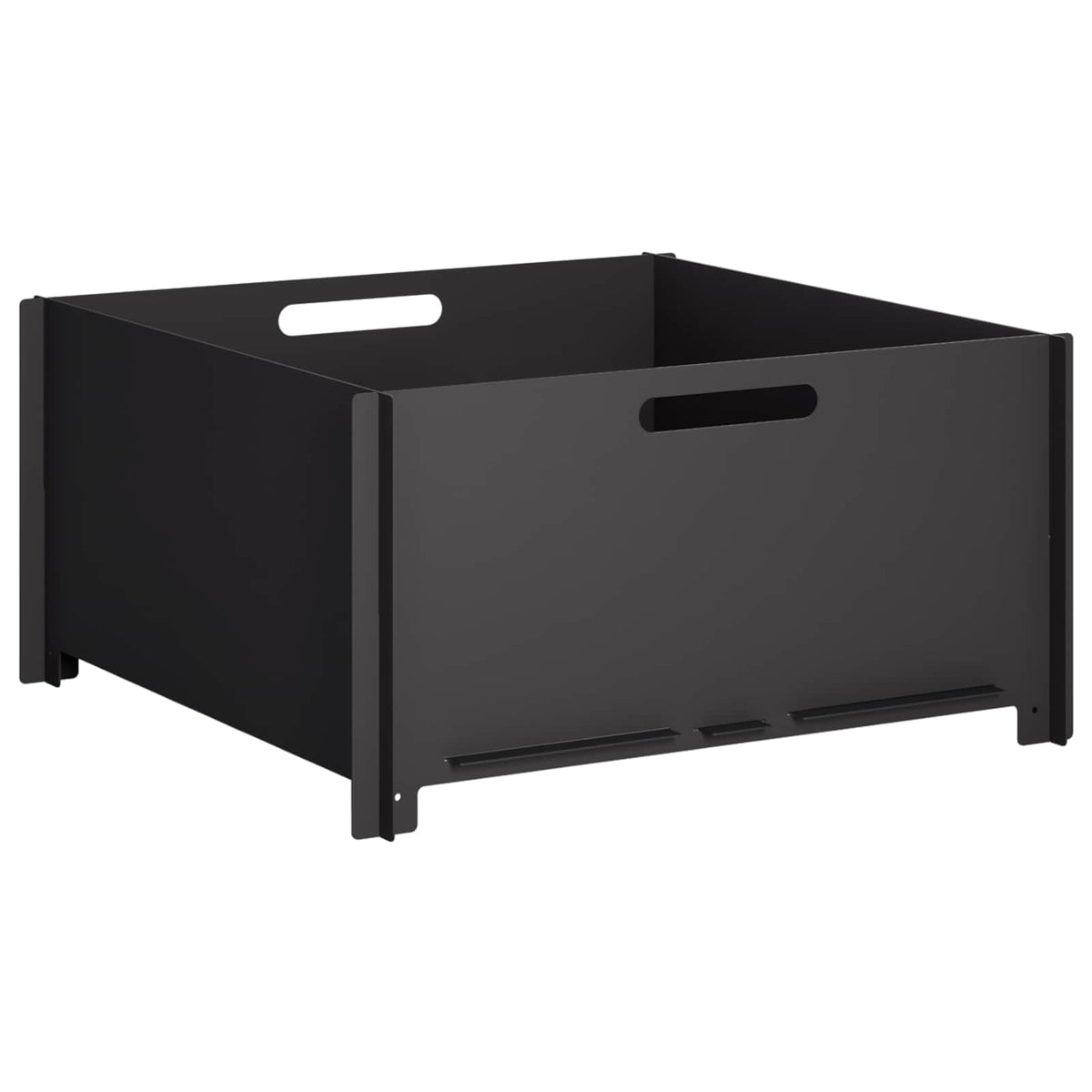 vidaXL Fire Pit Black 60 x 60 x 30 cm Steel