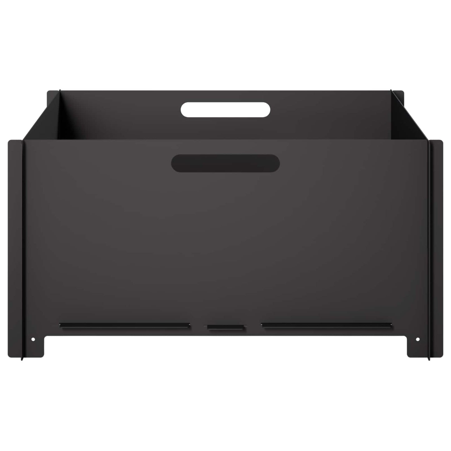 vidaXL Fire Pit Black 60 x 60 x 30 cm Steel