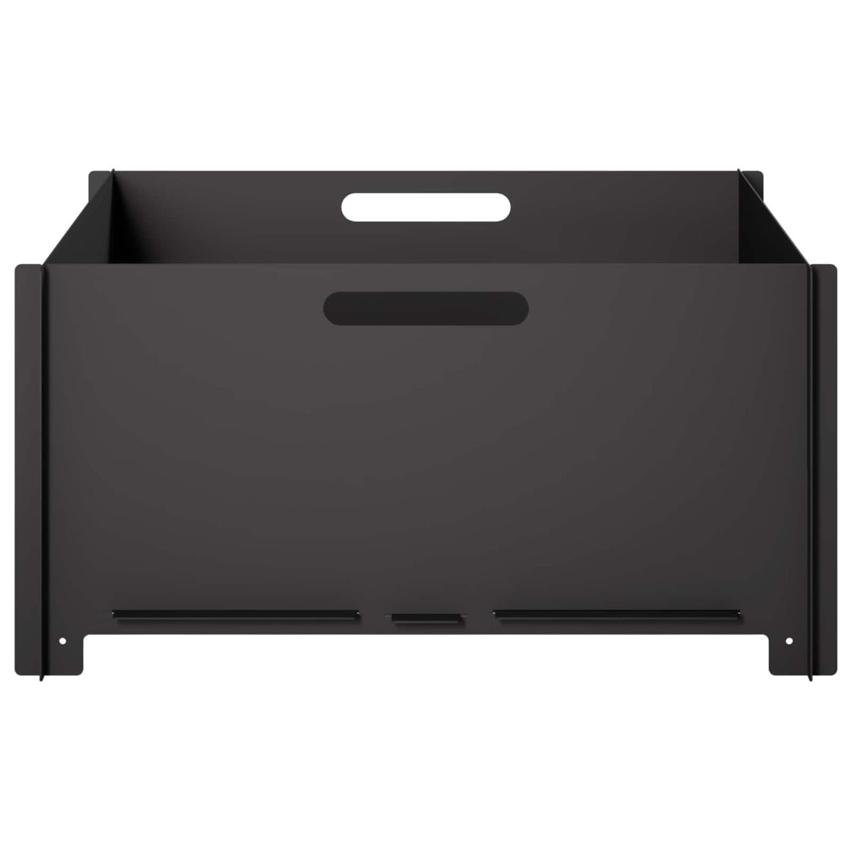 vidaXL Fire Pit Black 60 x 60 x 30 cm Steel