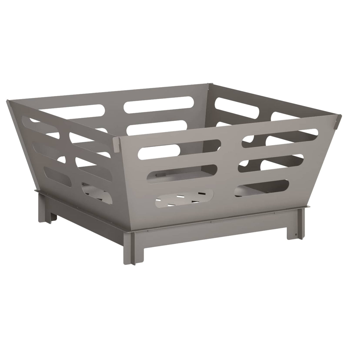 vidaXL Fire Pit Rusty 40 x 40 x 20 cm Weathering Steel