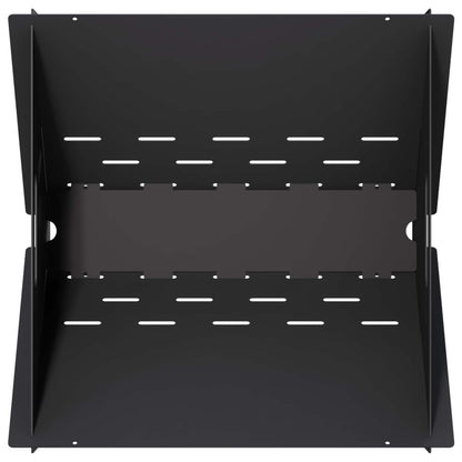 vidaXL Fire Pit Black 40 x 40 x 20 cm Steel