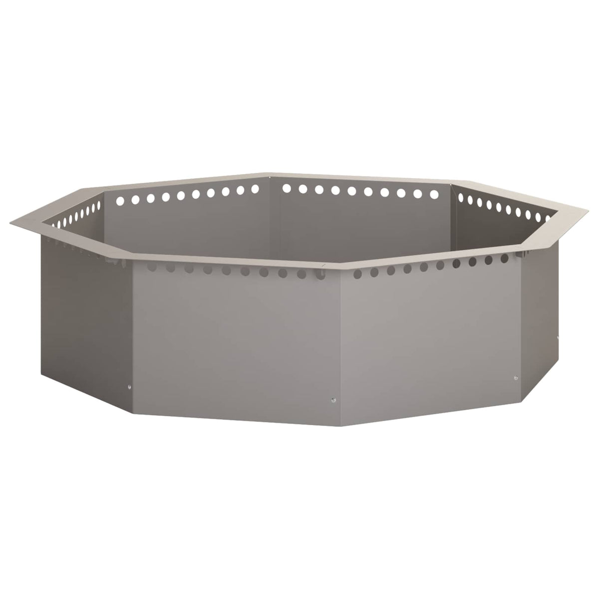 vidaXL Fire Pit Ring Rusty 90 x 90 x 25 cm Weathering Steel