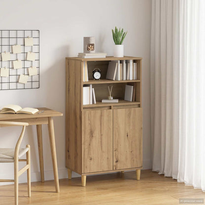 vidaXL Highboard Artisan Oak 60 x 36 x 110 cm Engineered Wood