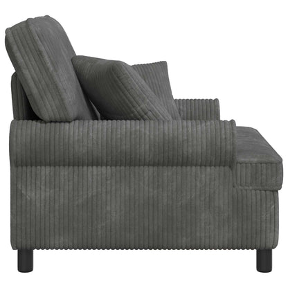 vidaXL XL Armchair with Cushions Light Grey 1.5 Lines Fabric
