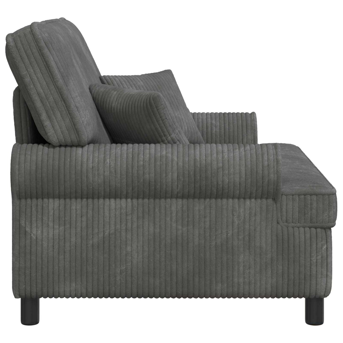vidaXL XXL Armchair with Cushions Light Grey 1.5 Lines Fabric