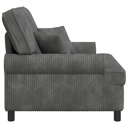 vidaXL XXL Armchair with Cushions Light Grey 1.5 Lines Fabric