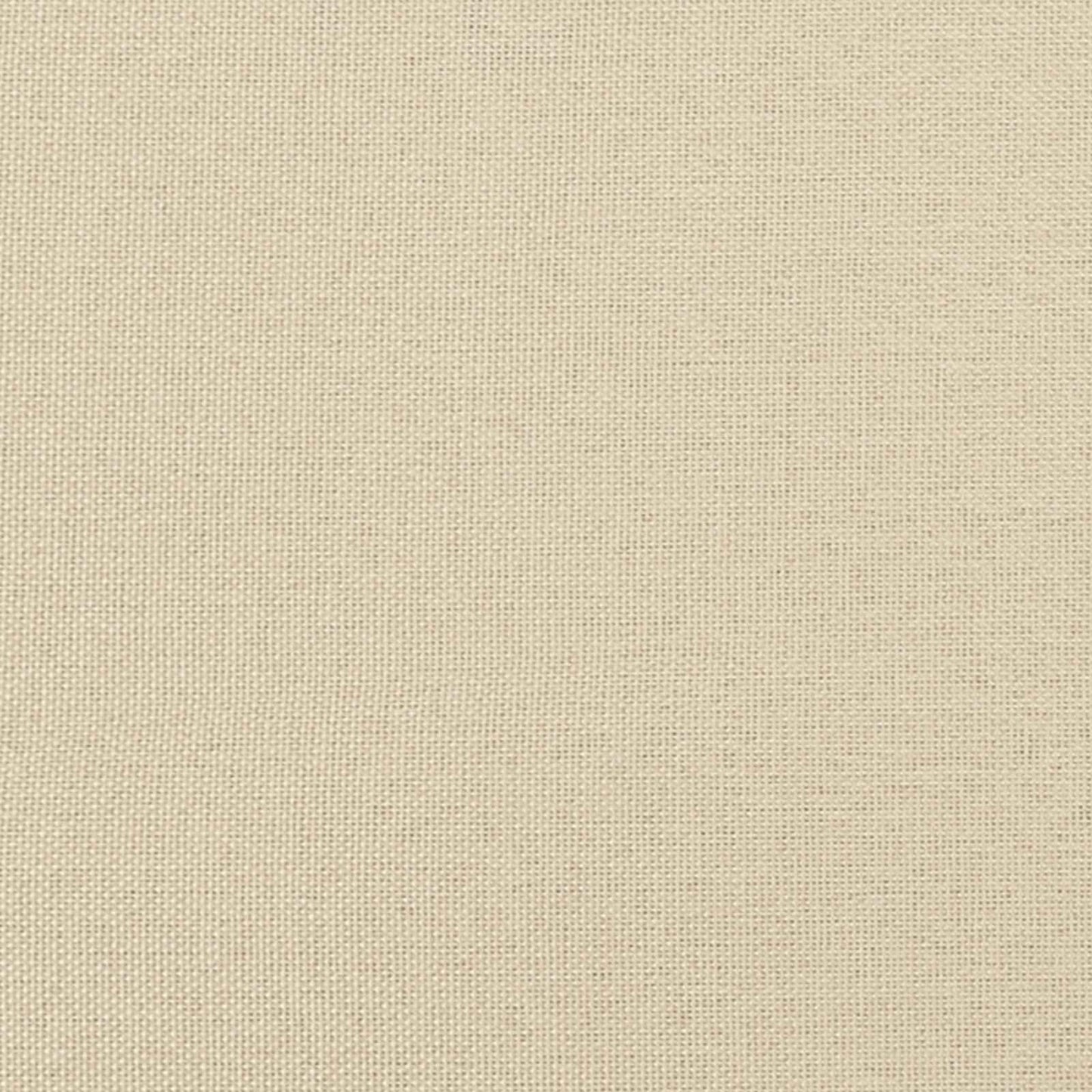 vidaXL Armchair with Cushions Cream Fabric