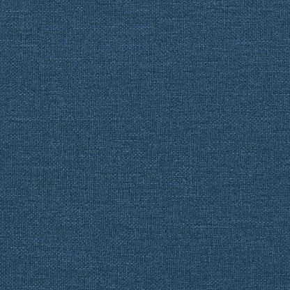 vidaXL Armchair with Cushions Blue Fabric