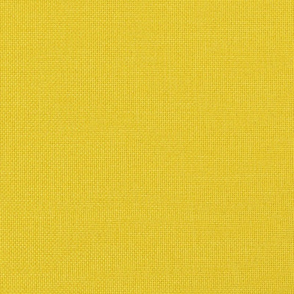 vidaXL Armchair with Cushions Light Yellow Fabric