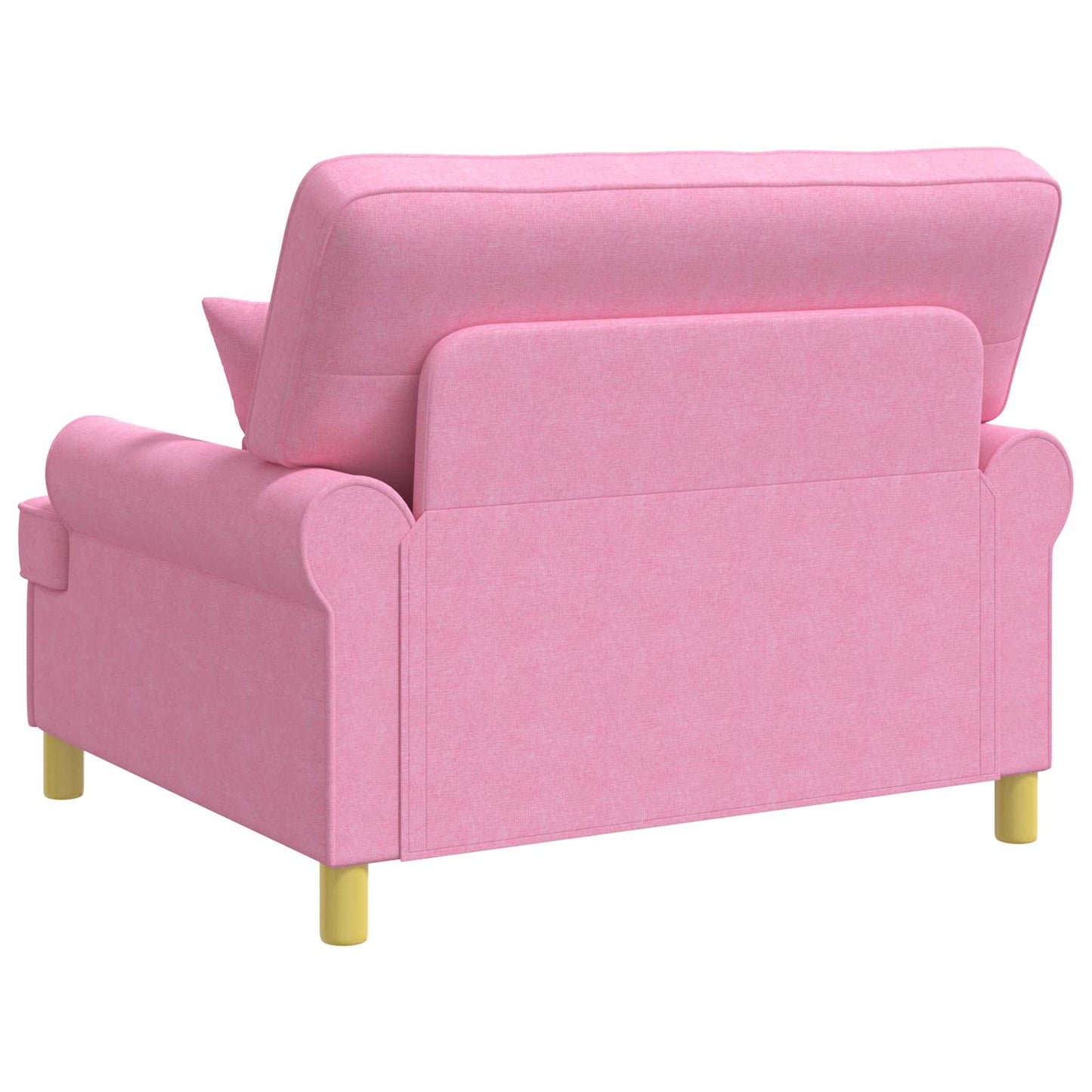 vidaXL Armchair with Cushions Pink Fabric