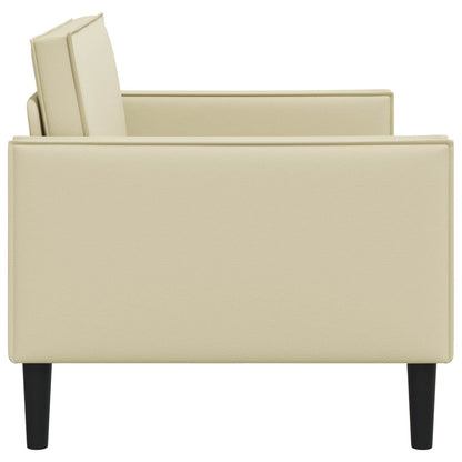 vidaXL XL Armchair Cream Faux Leather