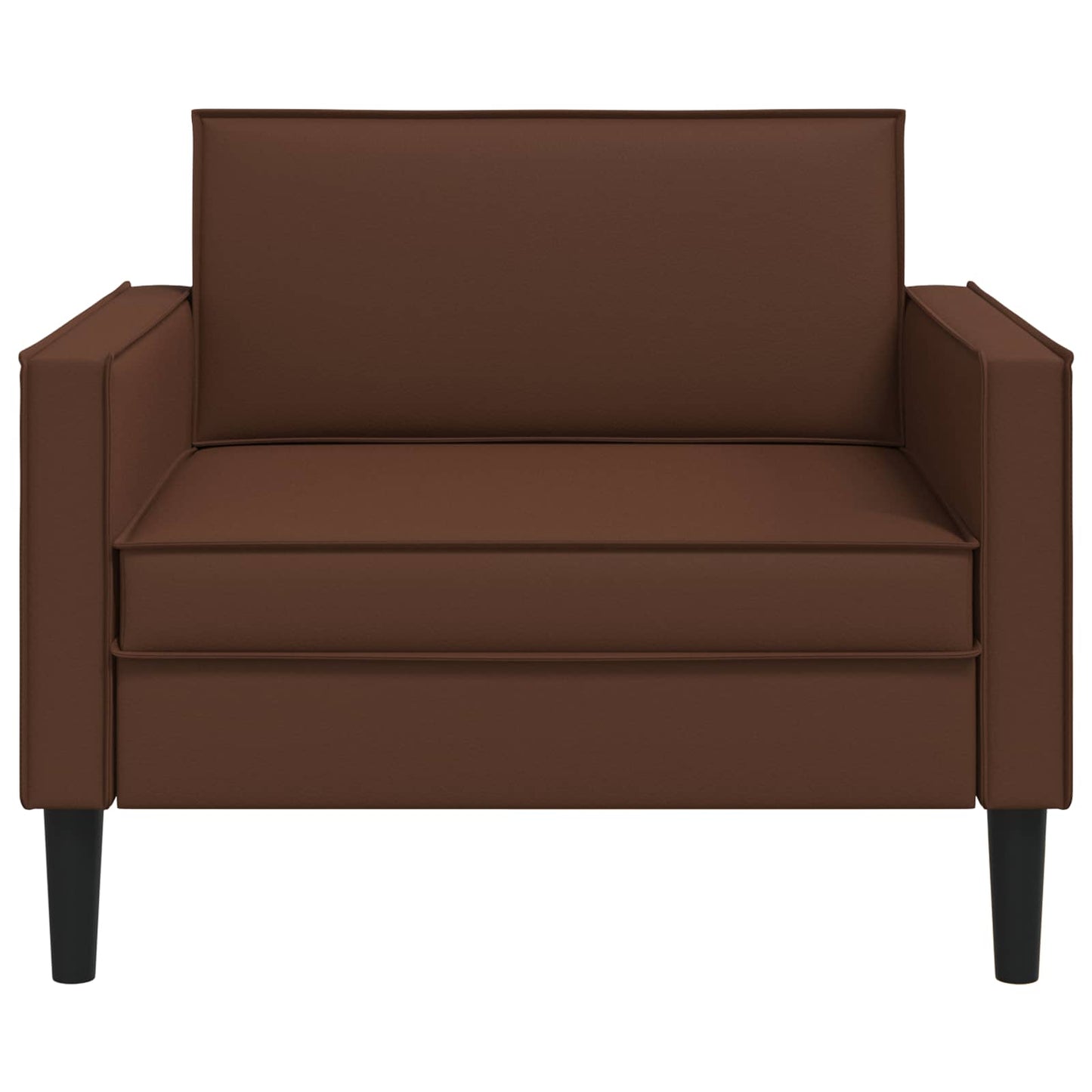 vidaXL XL Armchair Brown Faux Leather
