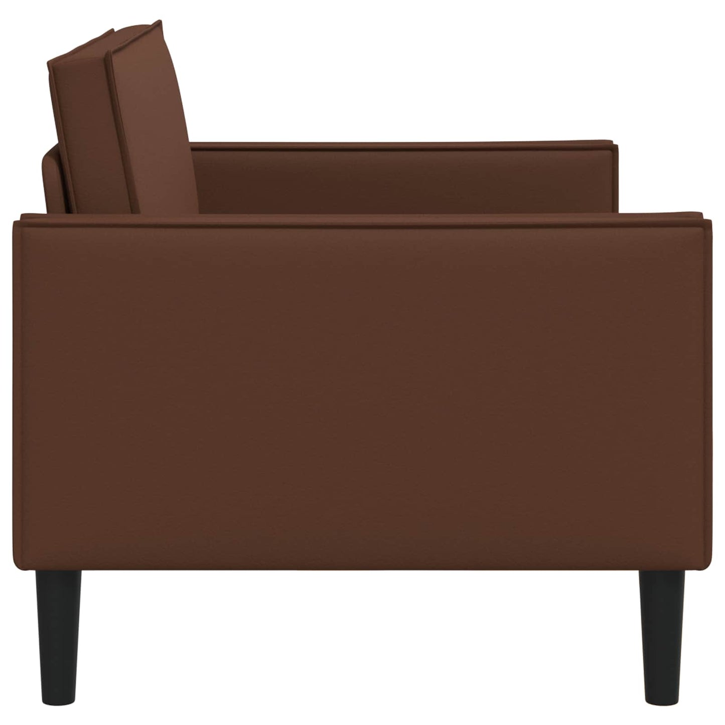 vidaXL XL Armchair Brown Faux Leather