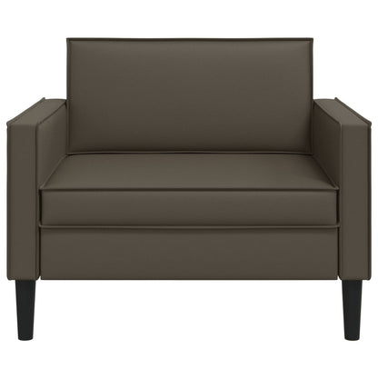 vidaXL XL Armchair Brown Faux Leather