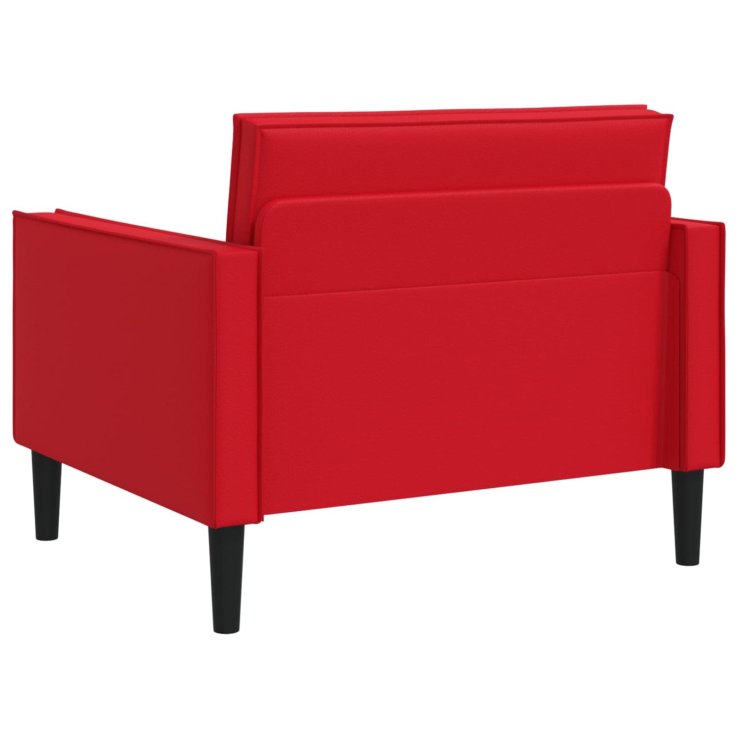 vidaXL XL Armchair Red Faux Leather