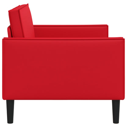 vidaXL XL Armchair Red Faux Leather