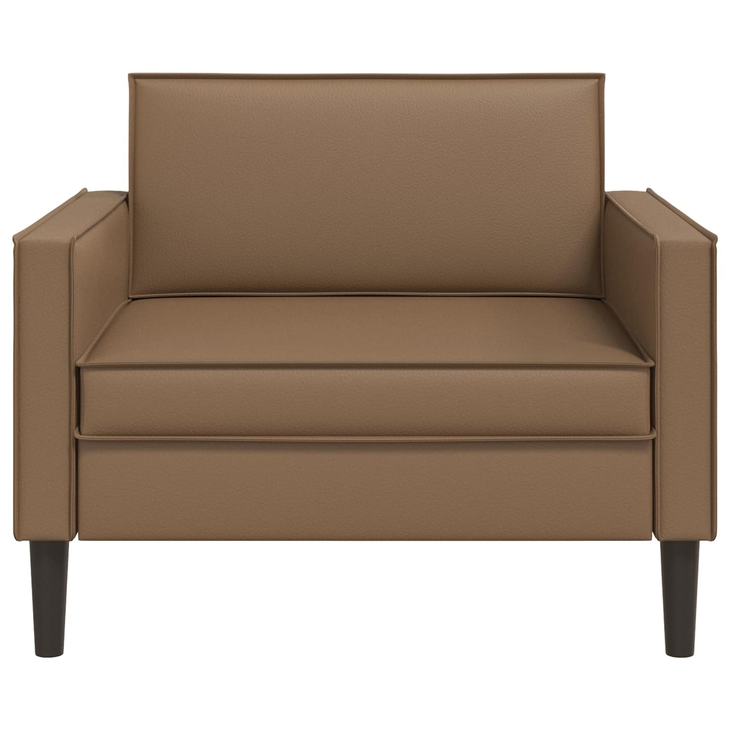 vidaXL XL Armchair Cappuccino Faux Leather