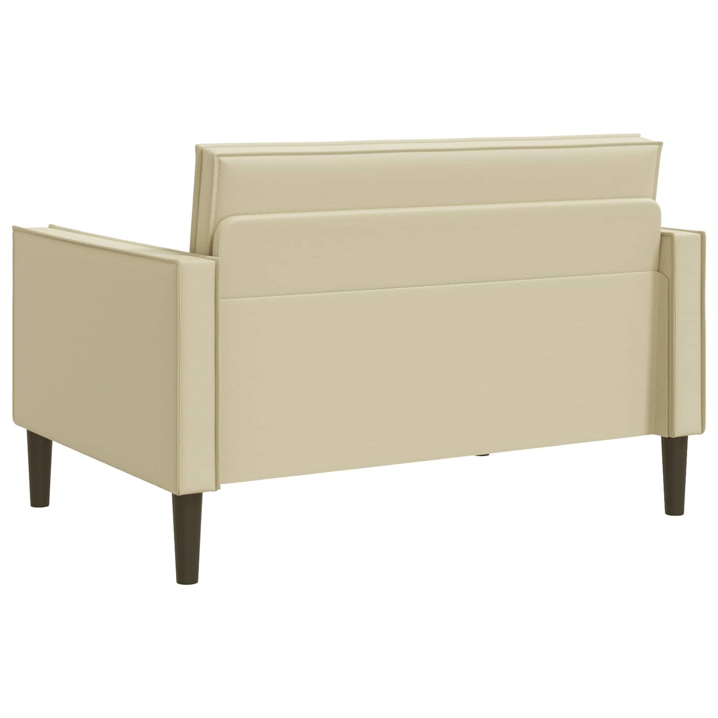 vidaXL XXL Armchair Cream Faux Leather