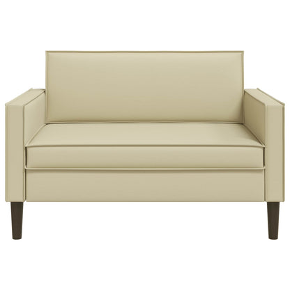 vidaXL XXL Armchair Cream Faux Leather