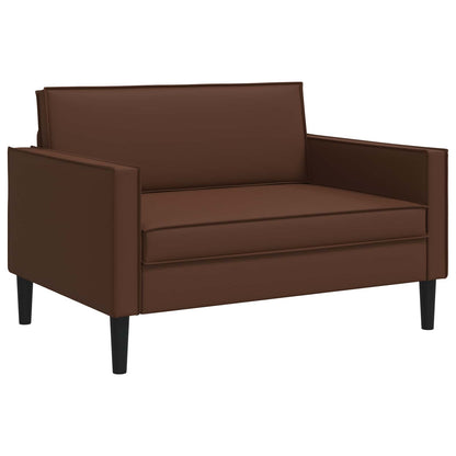 vidaXL XXL Armchair Brown Faux Leather