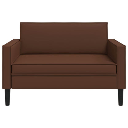 vidaXL XXL Armchair Brown Faux Leather