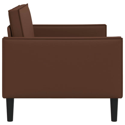 vidaXL XXL Armchair Brown Faux Leather