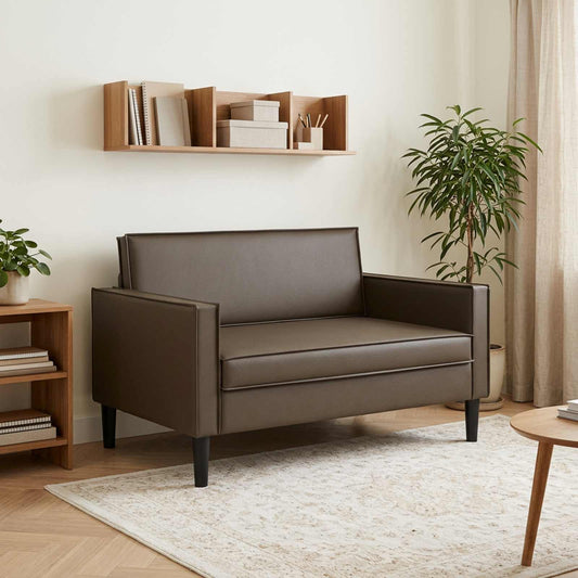 vidaXL XXL Armchair Brown Faux Leather