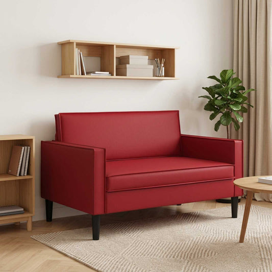 vidaXL XXL Armchair Burgundy Faux Leather