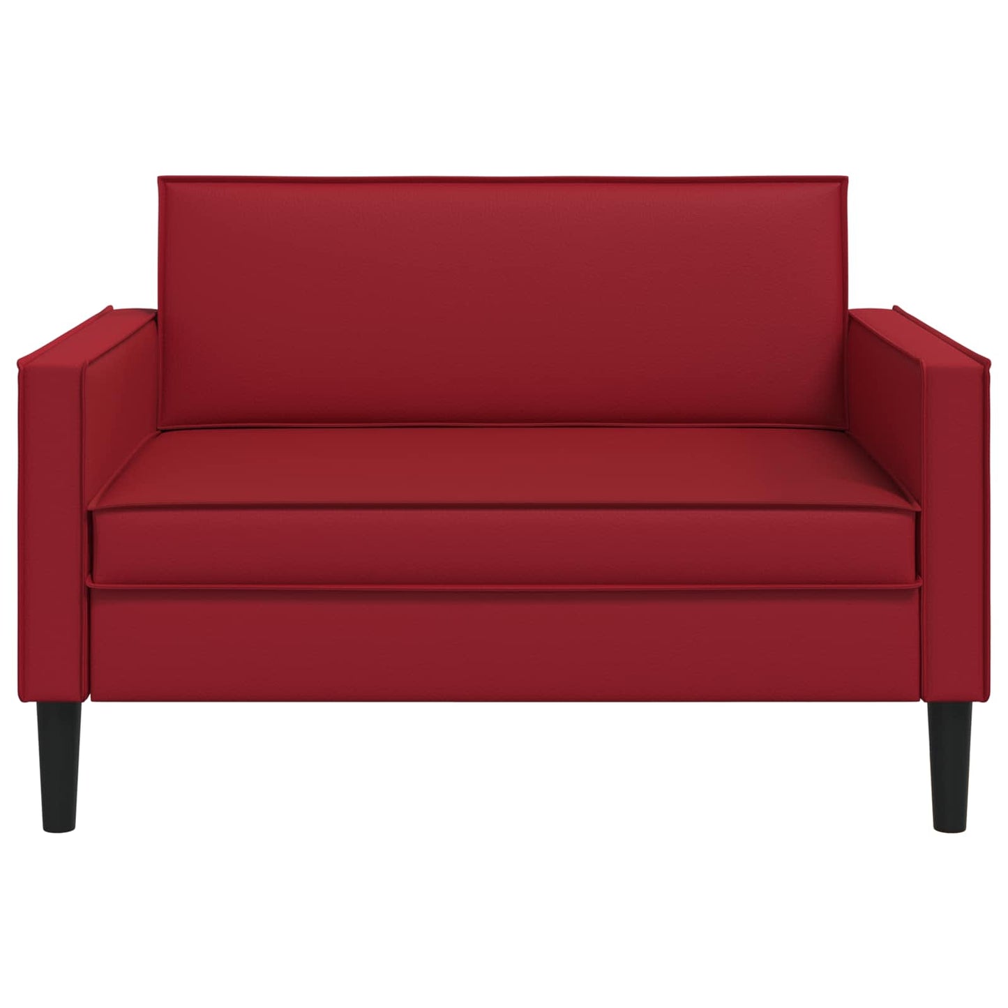 vidaXL XXL Armchair Burgundy Faux Leather