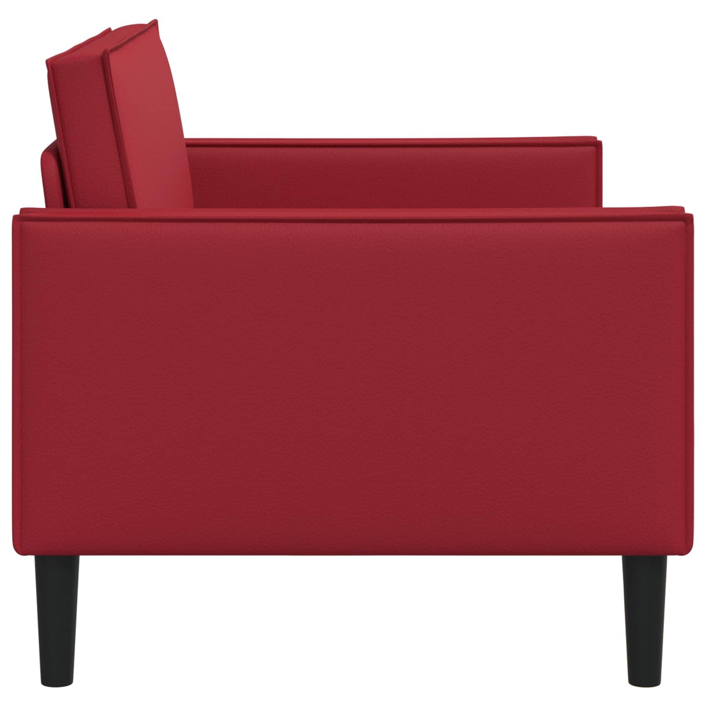 vidaXL XXL Armchair Burgundy Faux Leather