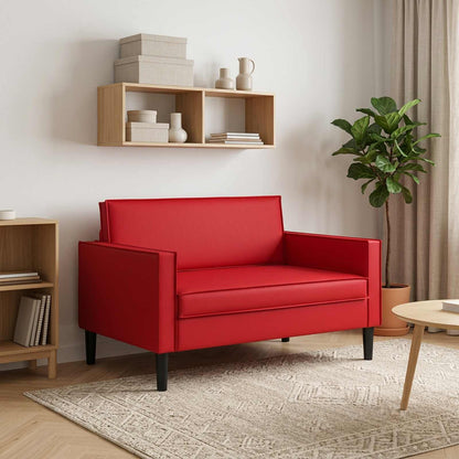 vidaXL XXL Armchair Red Faux Leather