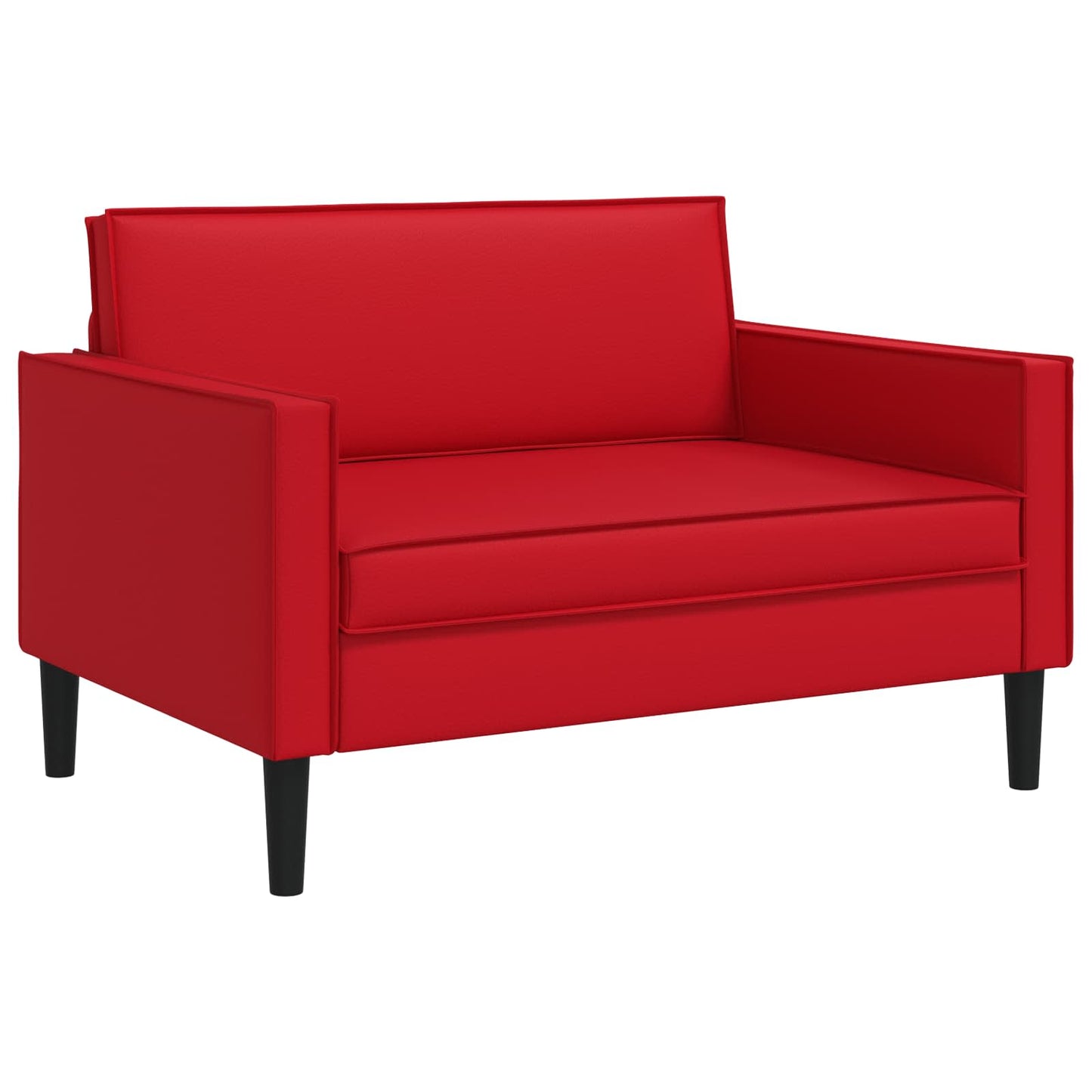 vidaXL XXL Armchair Red Faux Leather