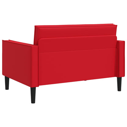 vidaXL XXL Armchair Red Faux Leather