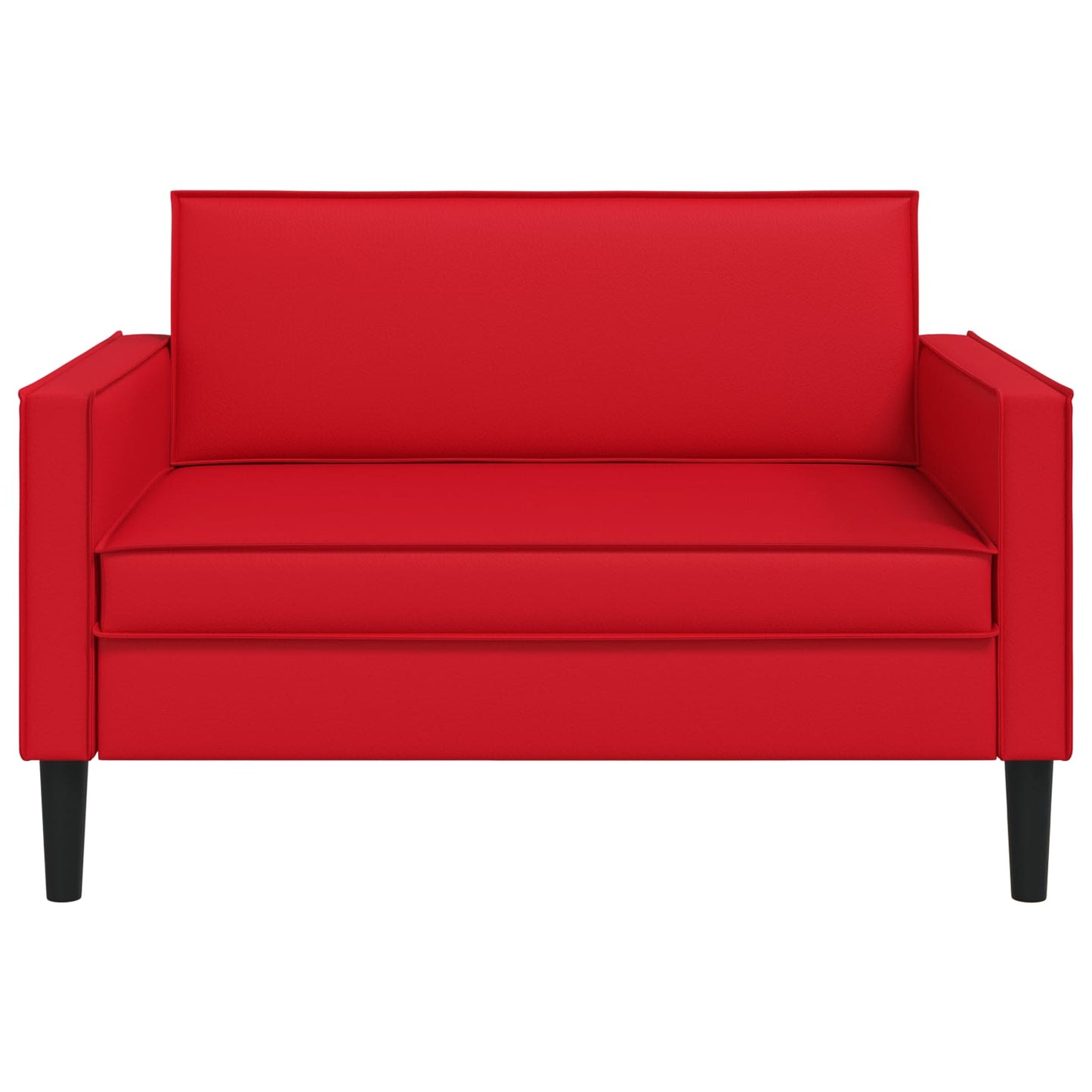 vidaXL XXL Armchair Red Faux Leather