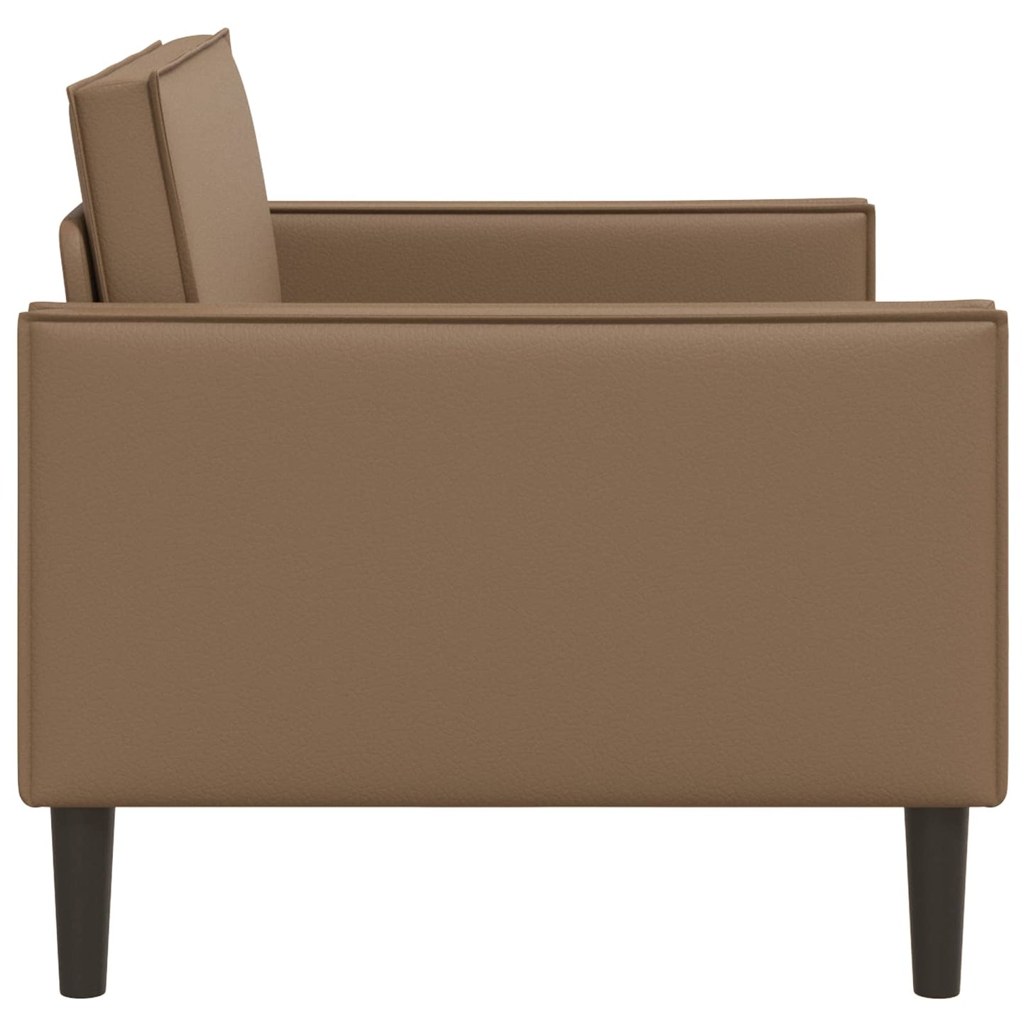 vidaXL XXL Armchair Cappuccino Faux Leather