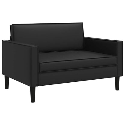vidaXL XXL Armchair Black Faux Leather