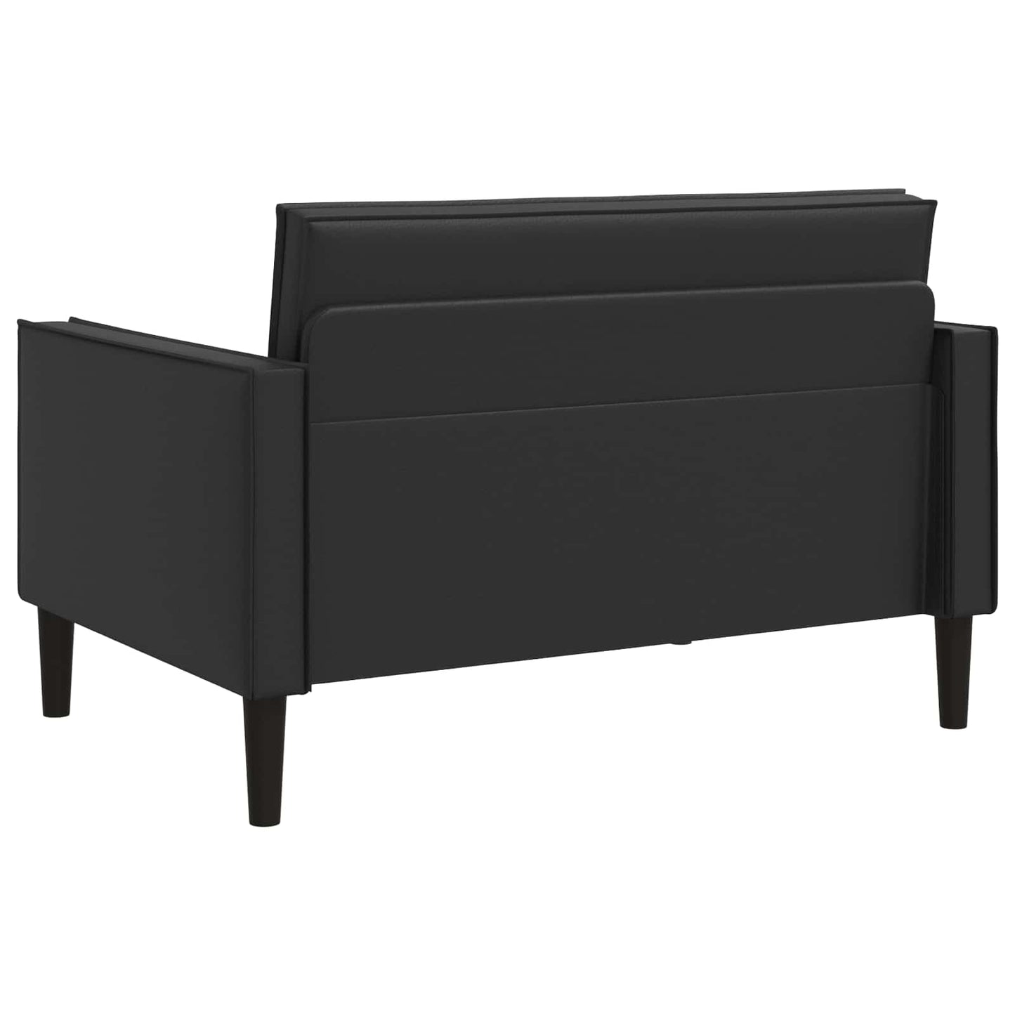 vidaXL XXL Armchair Black Faux Leather