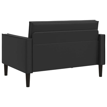 vidaXL XXL Armchair Black Faux Leather