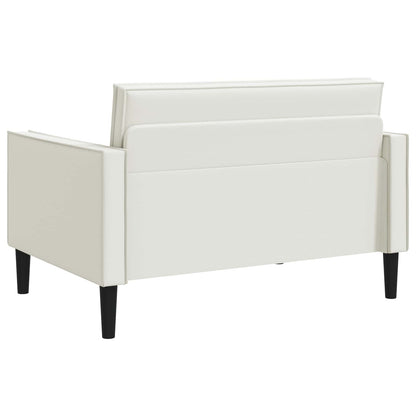 vidaXL XXL Armchair White Faux Leather