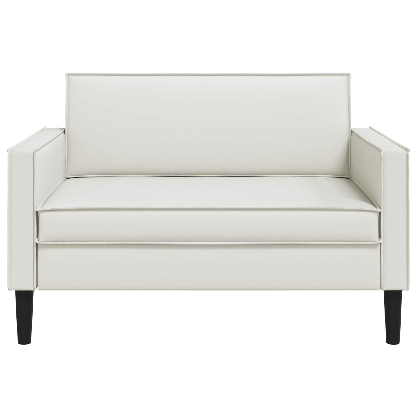 vidaXL XXL Armchair White Faux Leather