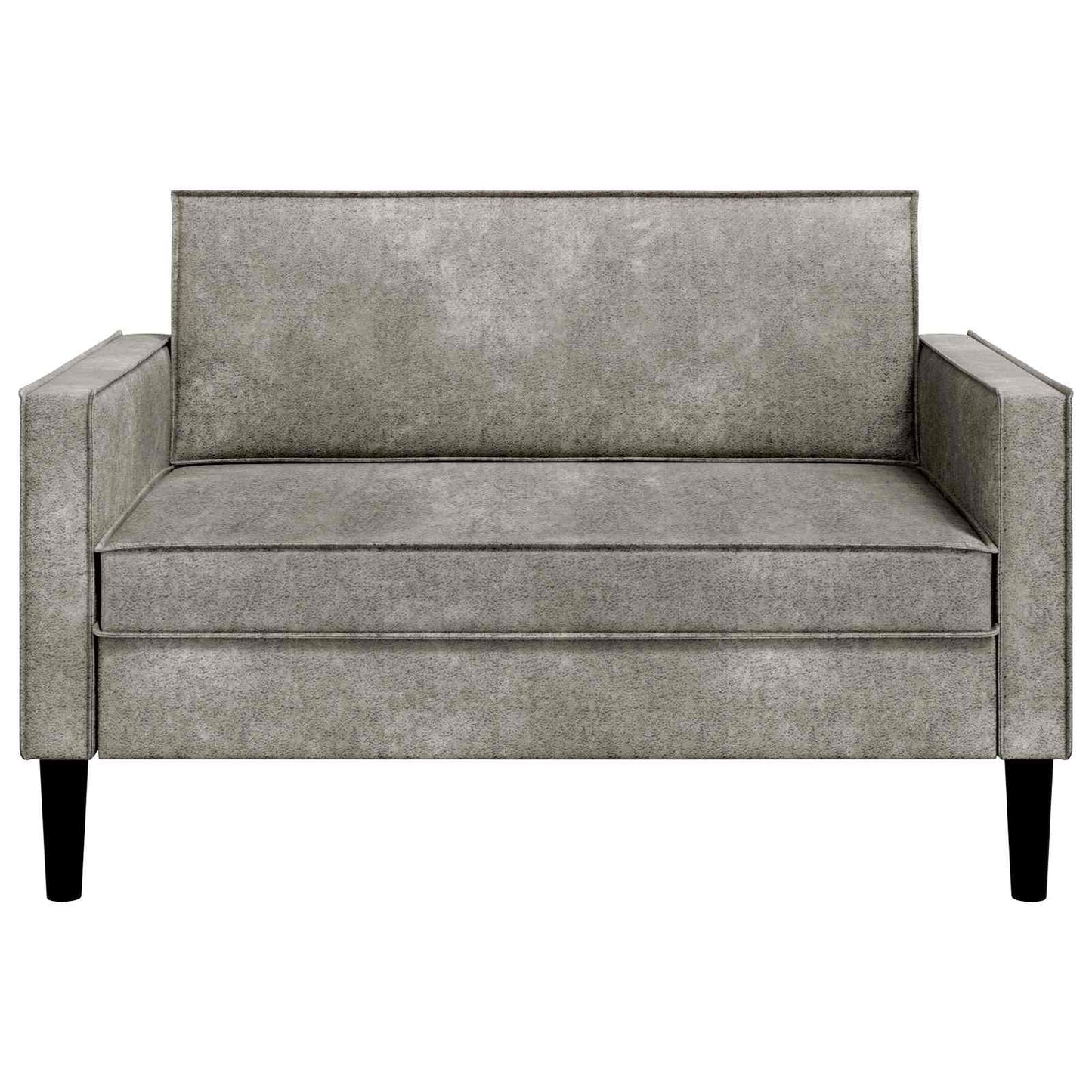 vidaXL XXL Armchair Light Grey Faux Suede Leather