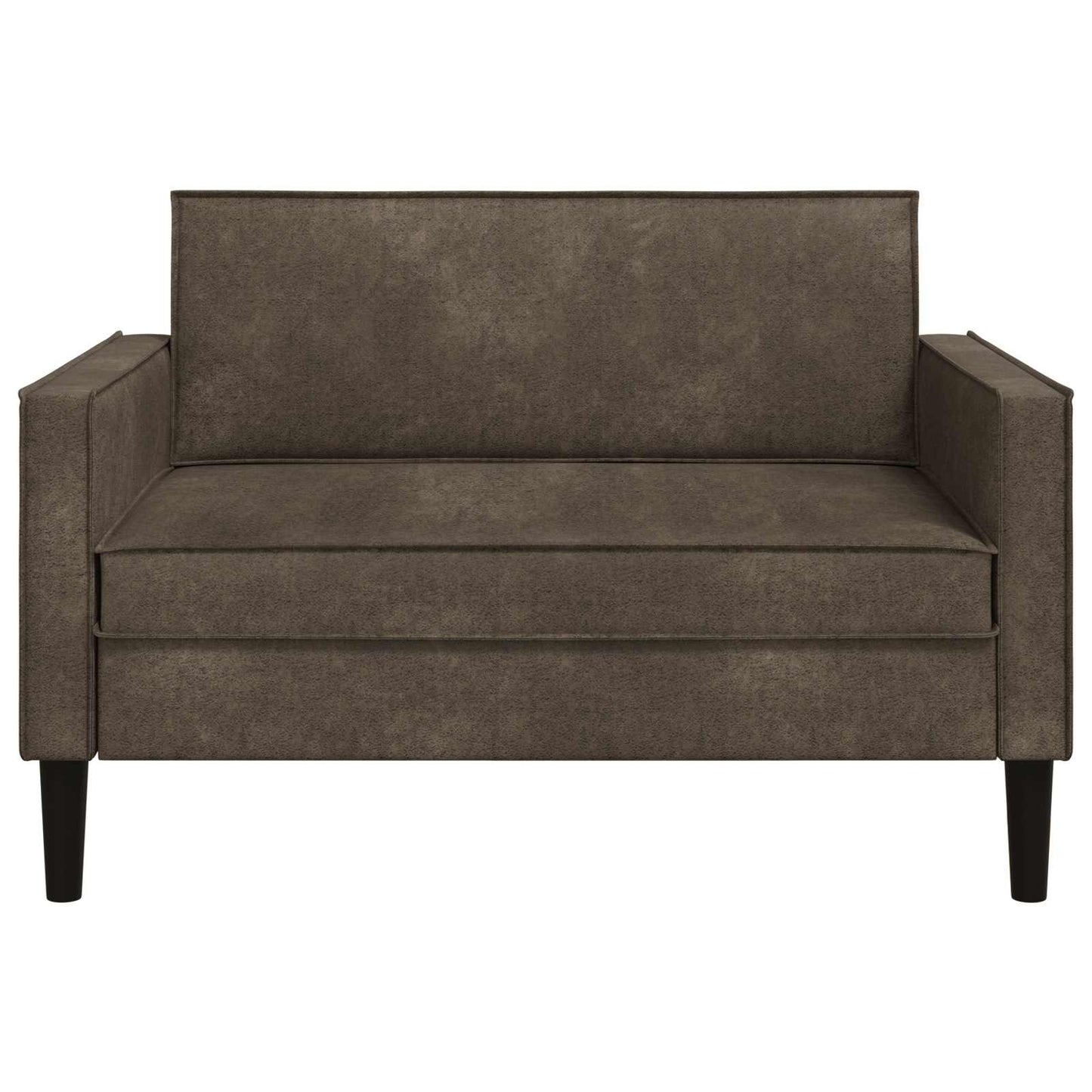 vidaXL XXL Armchair Dark Grey Faux Suede Leather